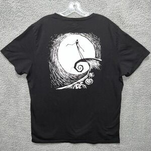 Nightmare Before Christmas‎ x Old Navy T Shirt 2XL XXL Skellington 2-Sided Tee